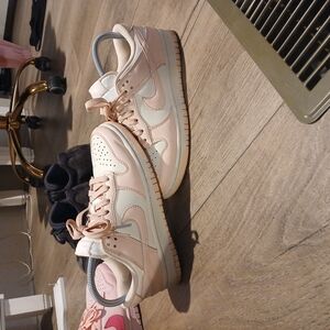 Nike Kids Shoes in Light Pink and Cream